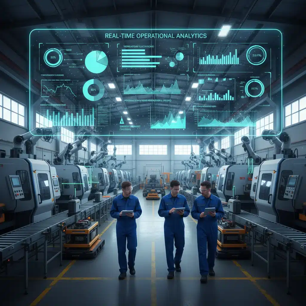Análisis de datos en tiempo real de maquinaria industrial con gemelos digitales