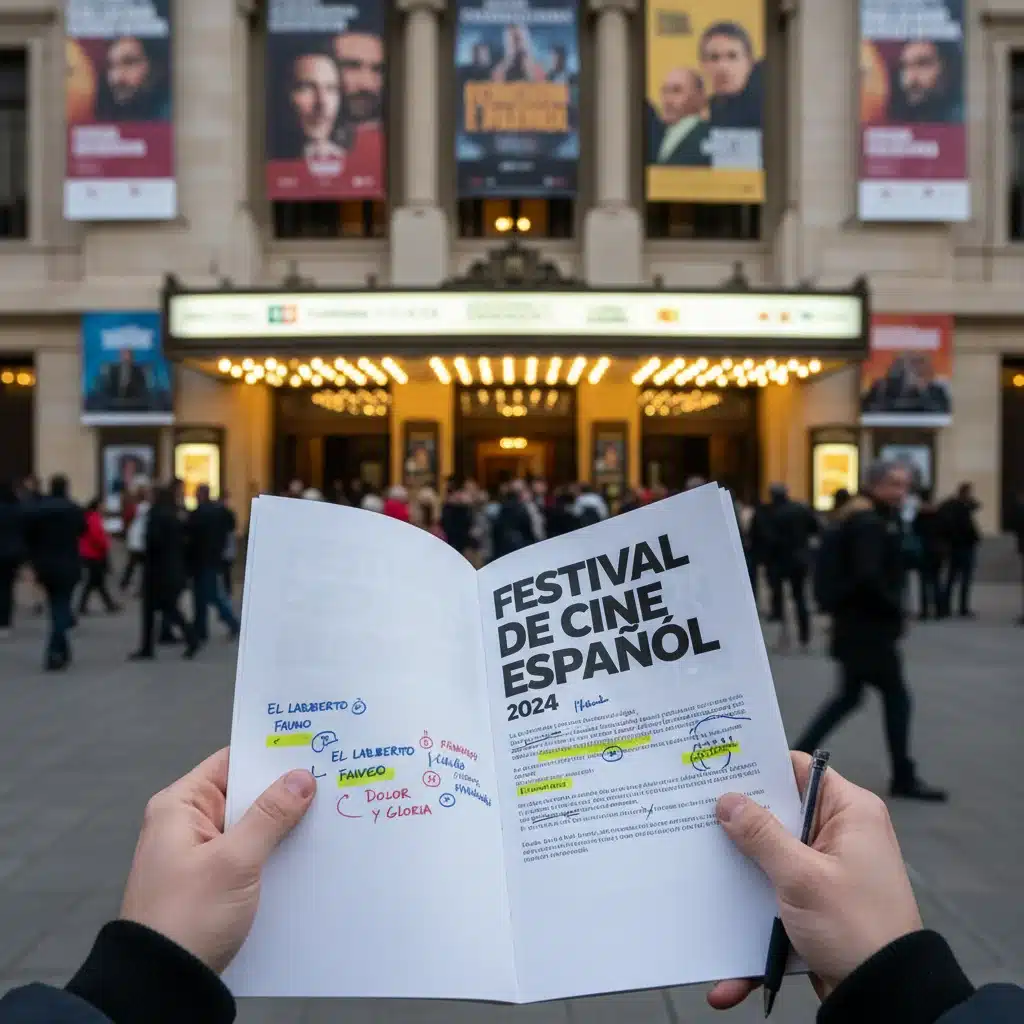 Crítico de cine revisando la programación de un festival español de 2026.