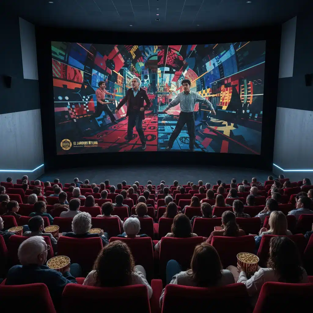 Audiencia global disfrutando de las nuevas narrativas del cine español