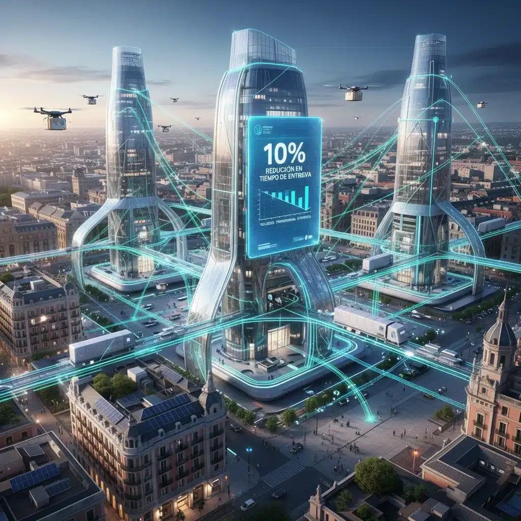 Blockchain en Logística: Reducción del 10% en Tiempos de Entrega en España para 2026